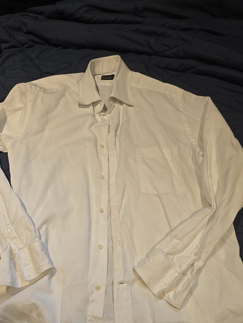 Ermenegildo Zegna White Men's Dress Shirt